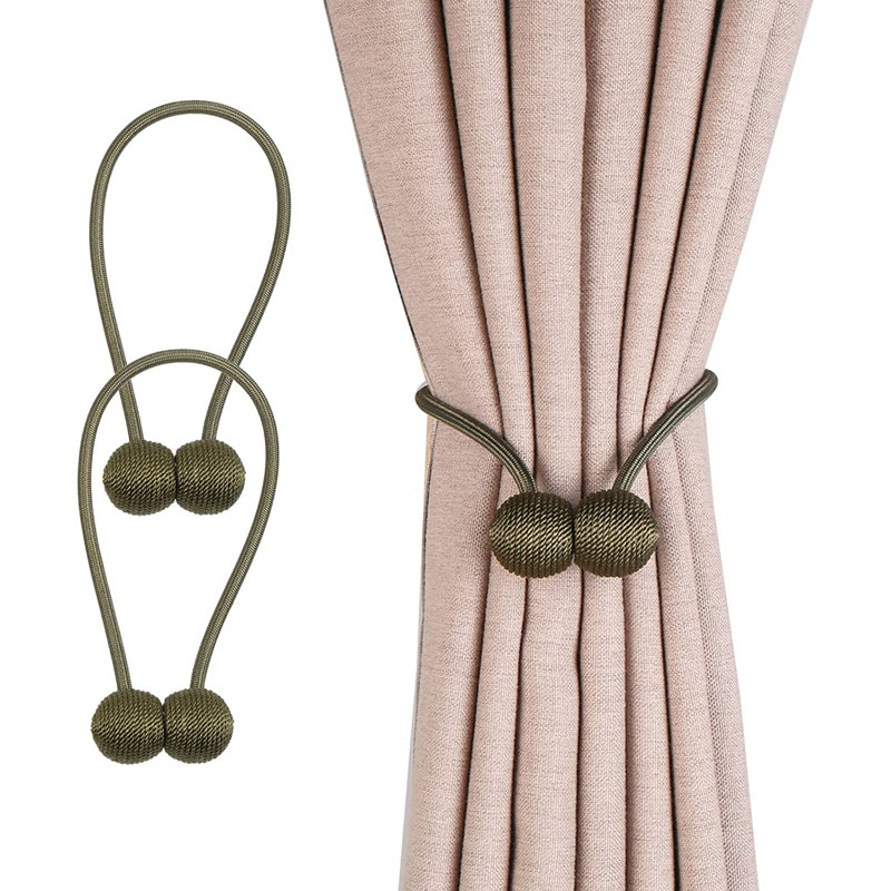 Red Barrel Studio® Curtain Tiebacks, Strong Weave